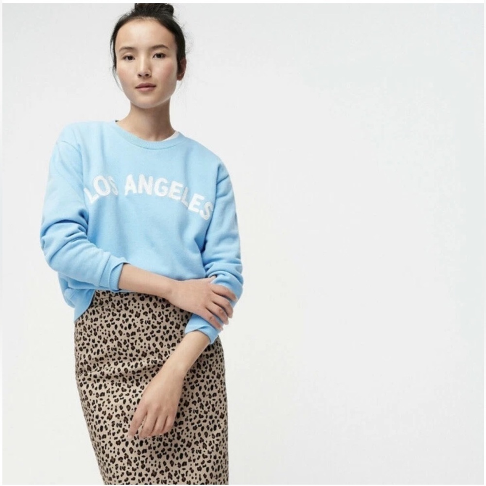 J. CREW Light Blue ‘Los Angeles’ Sweatshirt